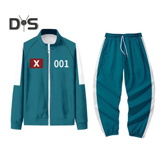 

Мужской костюм для косплея, комплект с длинными рукавами, спортивная толстовка с эластичной резинкой на талии, комплект брюк для косплея, карнавальный костюм, реквизит для вечеринки L A