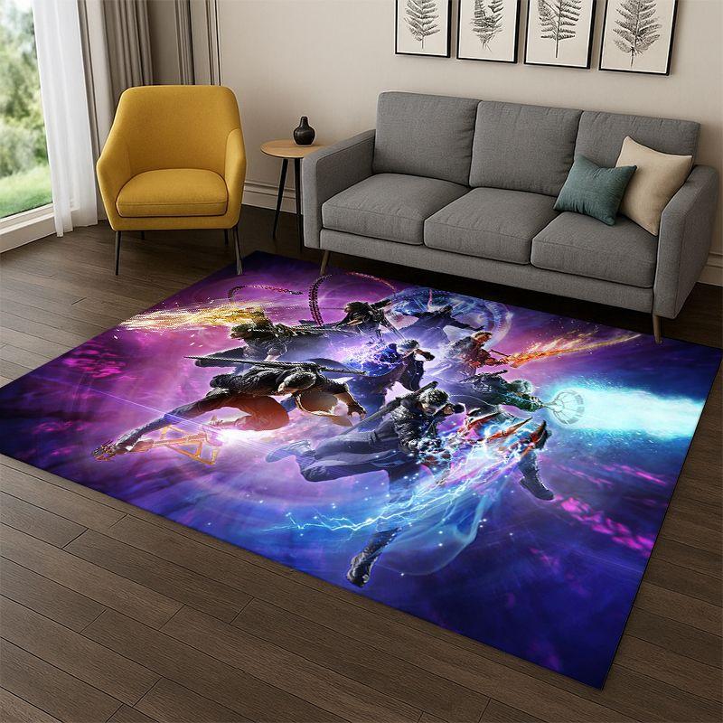 Game D-Devil May Cry DMC Gamer Carpet Rug for Bedroom Living Room Sofa Playroom Doormat Home Decor,Kid Play Area Rug Non-slip