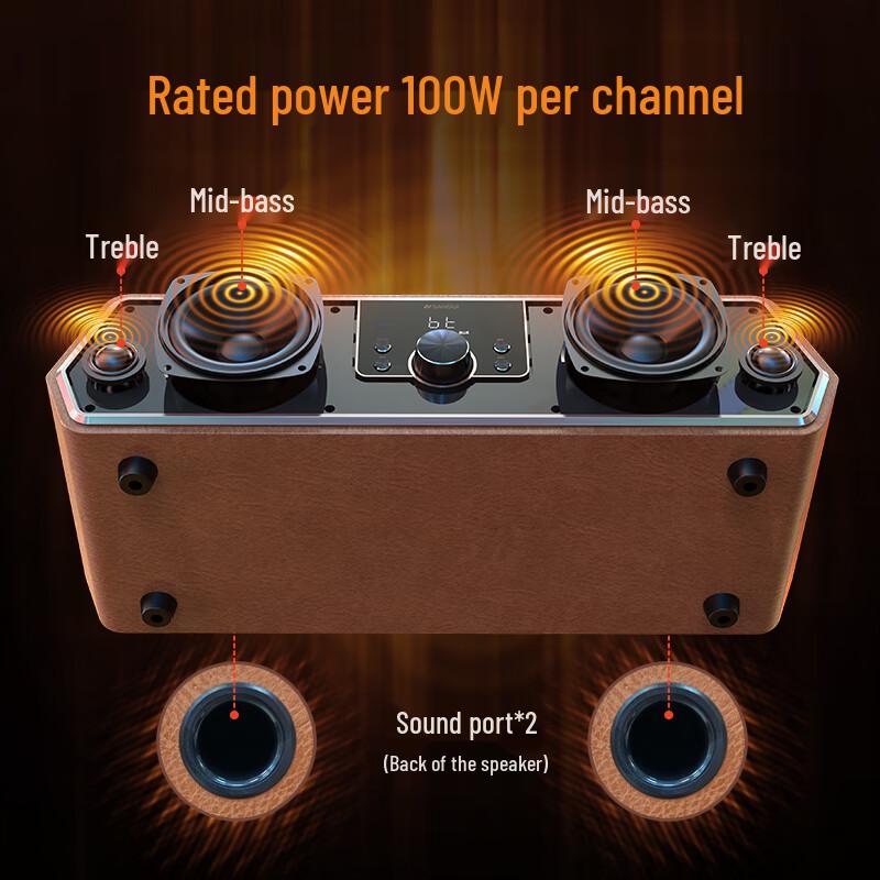 SANSUI Desktop Home KTV Karaoke Audio System