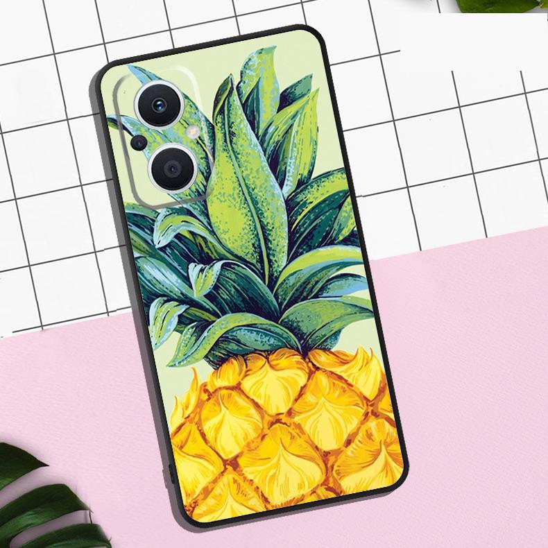 Tropical Pineapple Case For OPPO Reno 13F 12F 11F 8T 7 8 10 11 12 13 Pro OPPO Find X8 X6 Pro X3 X5 Lite Cover