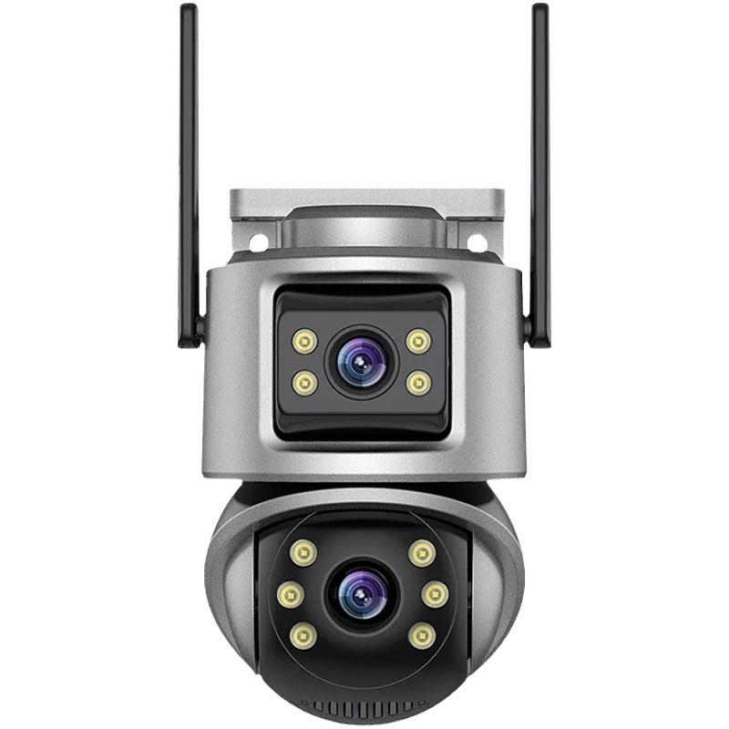 Dual Lens ICsee Wireless PTZ Surveillance Camera