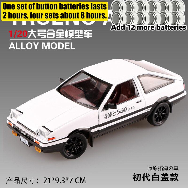 JDM 1:24 Toyota AE86 Alloy Metal Diecast Model Car Home Decoration And Collectibles Hobby Display Ornaments Holiday Present Gift