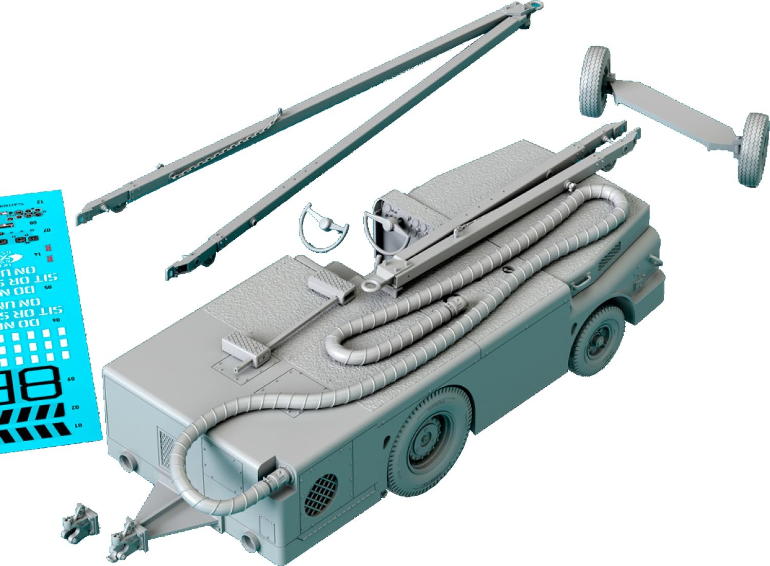 

Reskit scale US Navy Aircraft Tow Tractor with Air Starter Resin Kit 1/32 MD-3A Carrier-Based RSKS32-0015 (Military)