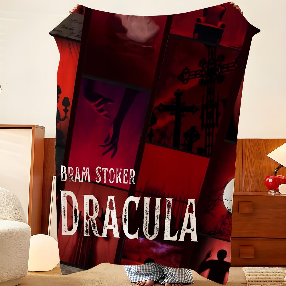 Movie B-Bram S-Stoker's D-Dracula Throw Flannel Throw Blanket, Lightweight Cozy, Durable Washable Cute Cool