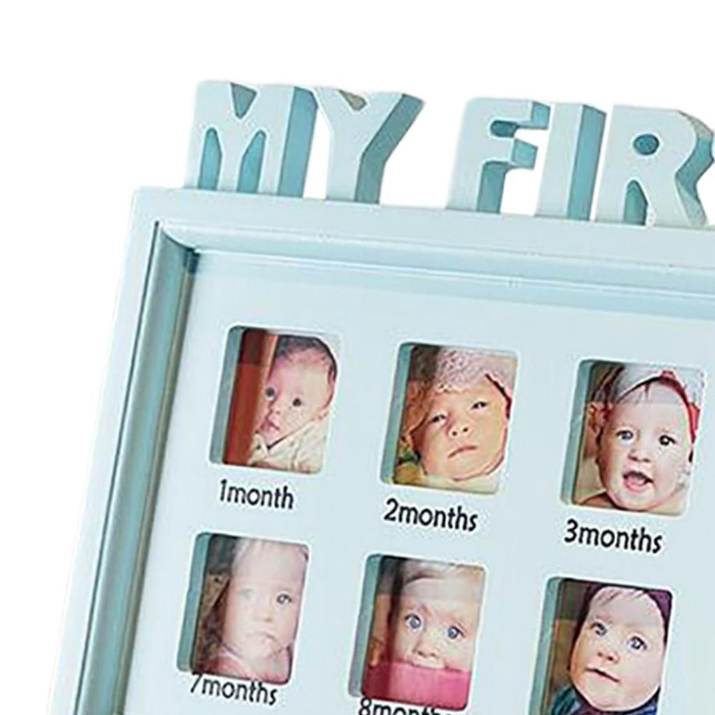 Mijn Eerste Jaar Baby 12 Maanden Fotolijst Baby Accessoires Pasgeboren Cadeau Baby Fotolijst Items