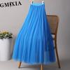 GMXIA 28 Colors Women's Fashion Casual Summer Spring Leisure Skirt