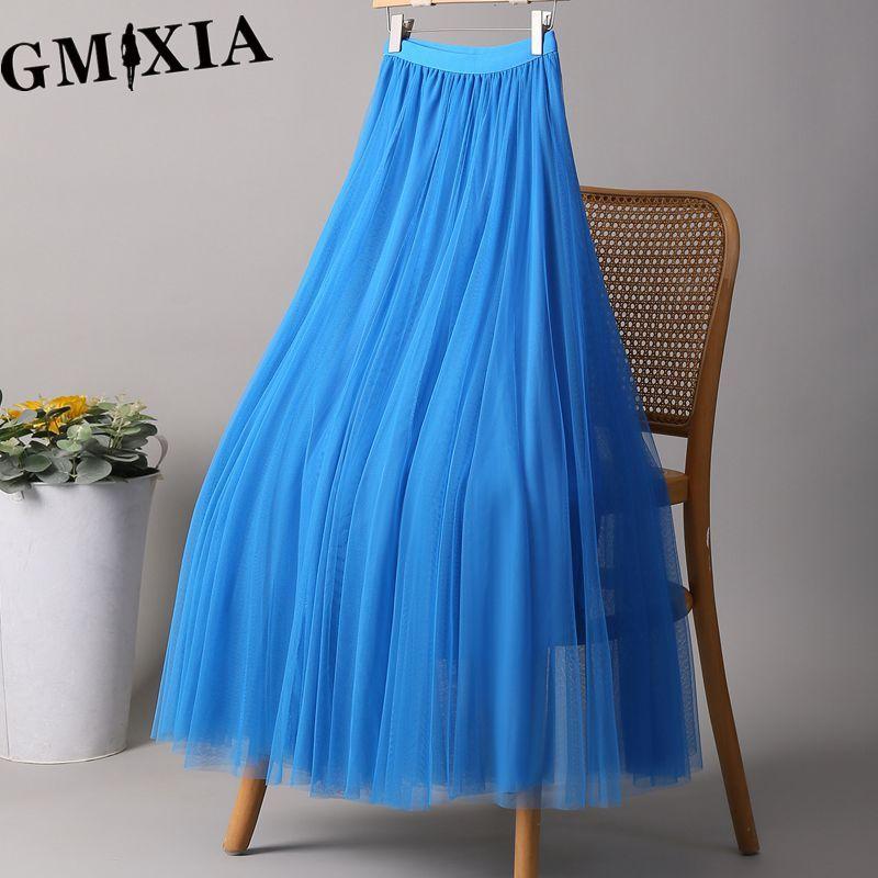 GMXIA 28 barev Dámská módní ležérní letní jarní volnočasová sukně