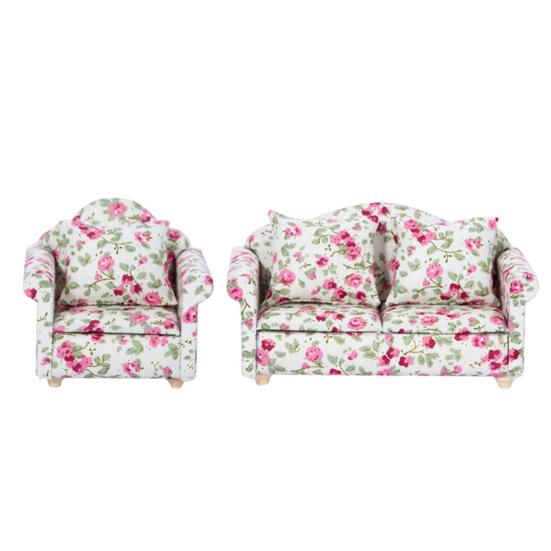 Portable Universal Useful Smooth Surface Exquisite Detail 1/12 Dollhouse Mini Furniture Sofa