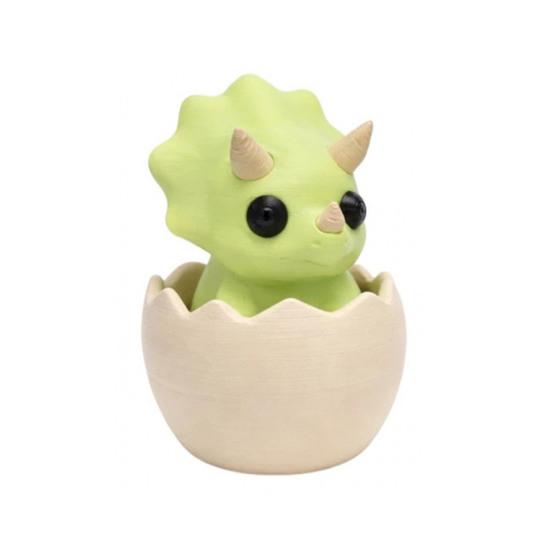 huaqianguhh Dinosaur Egg Clicker Fidget Toy, 3D Printed Dino Eggshell Finger Clicker, Pocket Size Push Button Toy for Anxiety Stress Relief
