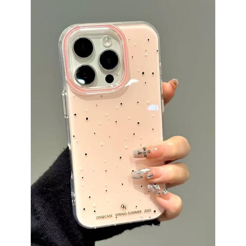 

Новый чехол для телефона с кремовым IMD-принтом для женщин Apple 16promax Креативный чехол для iPhone15 на лето Apple 13