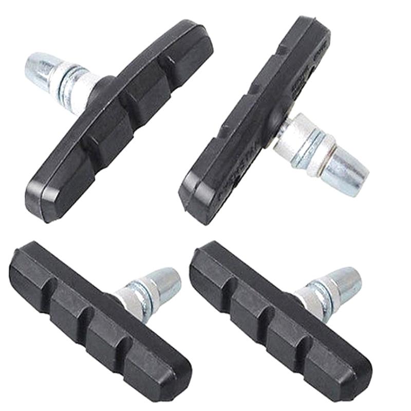Bike Brake Blocks Rubber Cycling Part Tools Mtb Mountain Road Bicycle Lightweight V-Brake Shoes Pads Bicycle Accessories
