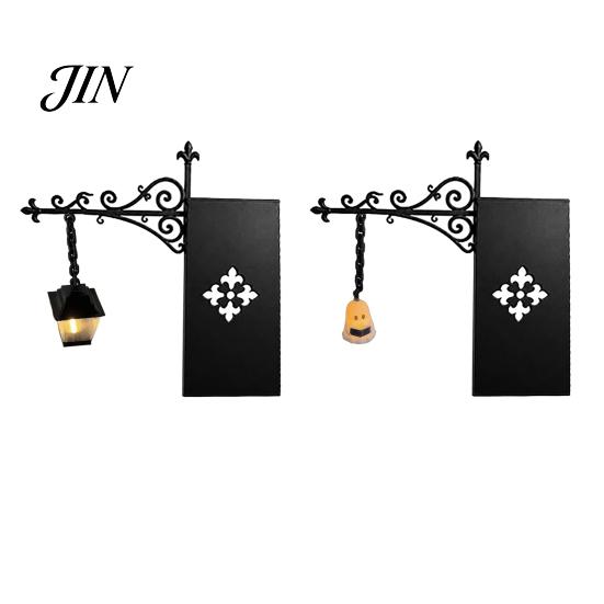Classic Library Lamp Design 3D Printed Ghost Bookshelf Light, Warm LED with Vintage Street Modern Accessory Silhouette, Decorative Book Nook