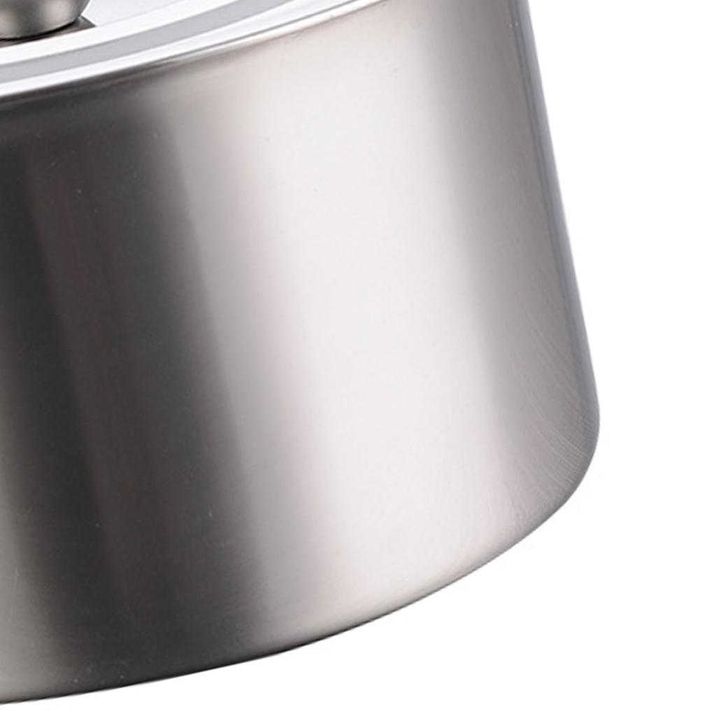 Stockpot Stainless Steel Easy To Clean High Temperature Resistant Multifunctional with Lid Soup Pot