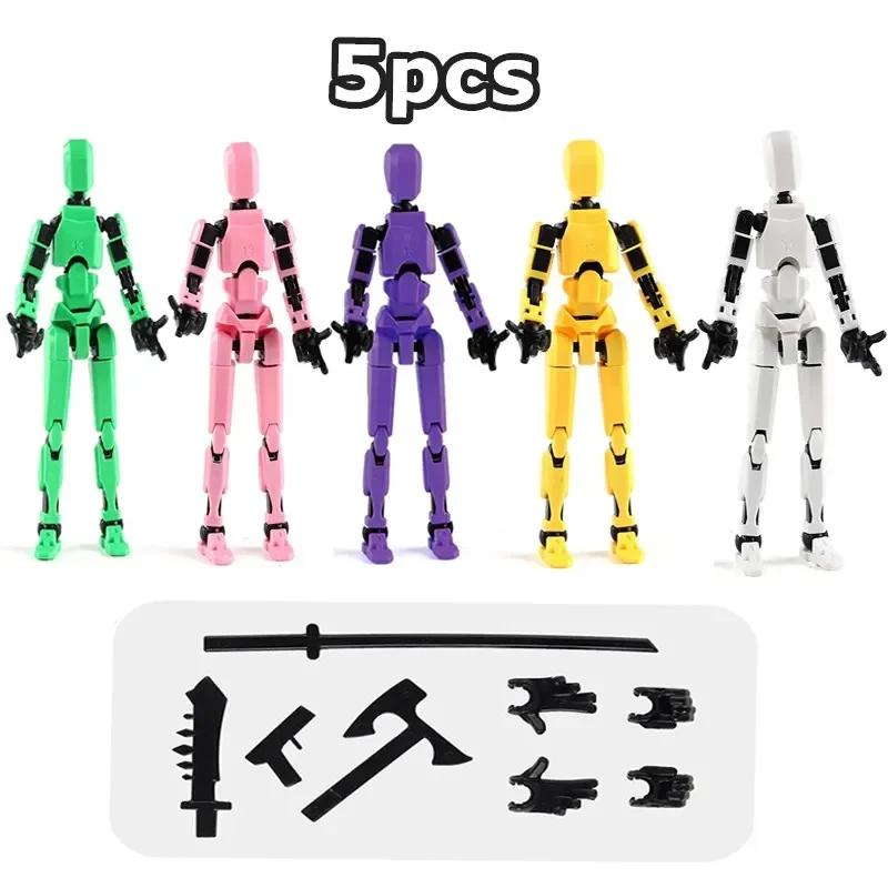 2/3/9PCS-Lucky Puppets 13 Doll,Multiple Styling Combinations Robot Model,Cheap Holiday Gift,Cool Robot Doll Desktop Decoration