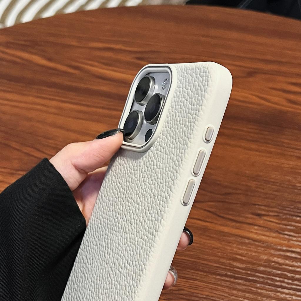 Nadaje się do etui na telefon komórkowy Apple 16 z wzorem liczi IPhone 15 Etui na telefon komórkowy Jednokolorowe Aksamitna tkanina 11 Etui ochronne Wysokiej klasy w dotyku