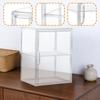 Clear Display Case Shelf Storage Cabinet Stand for Model Car, Miniature Figurines, Dolls