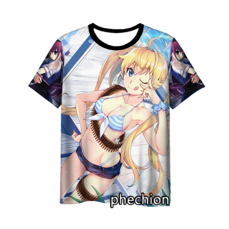 Phechion New Fashion Men/Women The Eden of Grisaia 3D Printed Short Sleeve Casual T Shirt Sporting Hip Hop Summer Tops L253