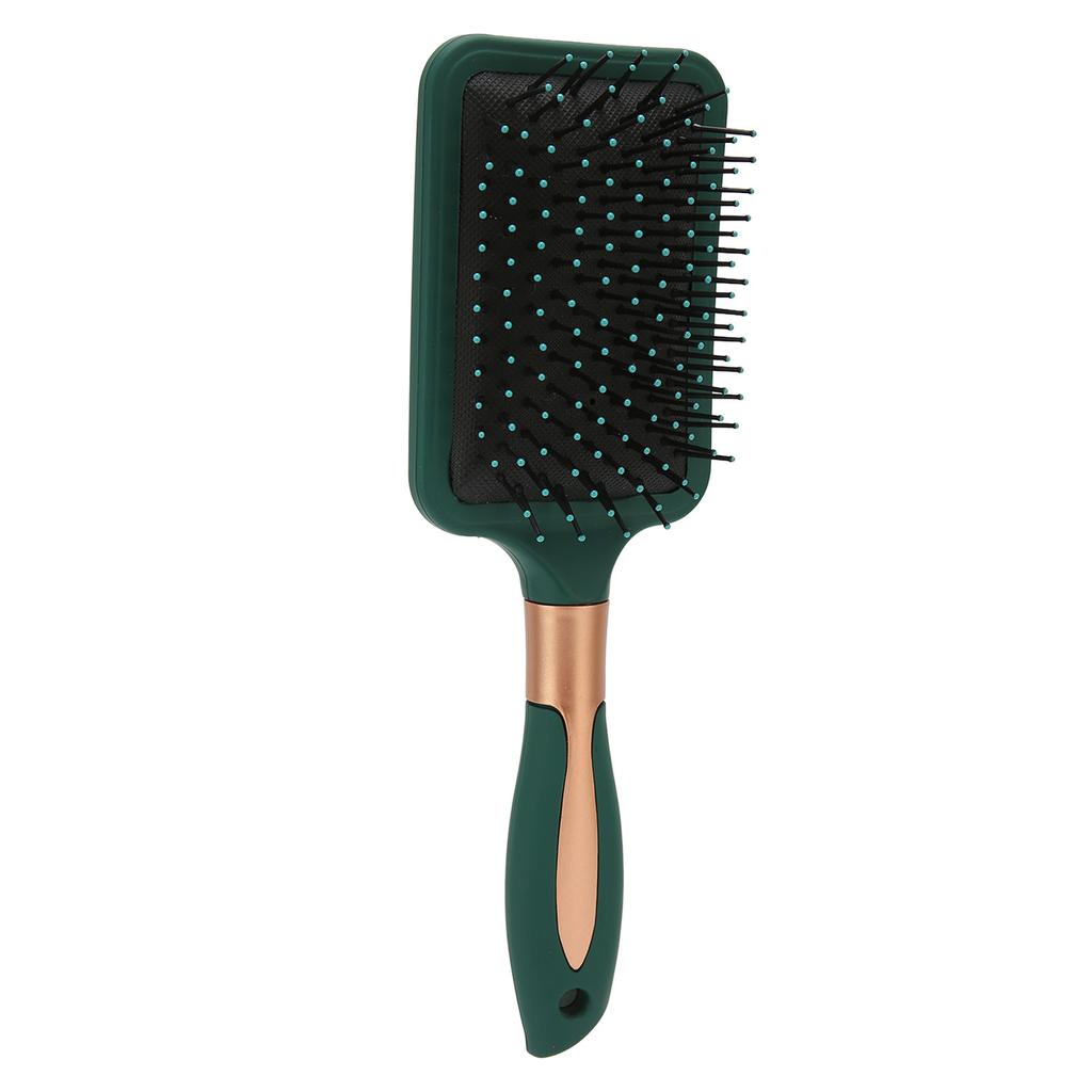 Paddle Hairbrush Hair Smoothing Straightening Detangling Cushioned Pad Durable ABS Silicone Detangling Brush for