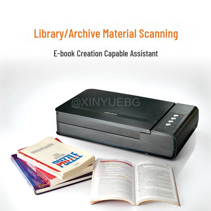 

Plustek OpticBook 4800 A4 Flatbed Book Scanner