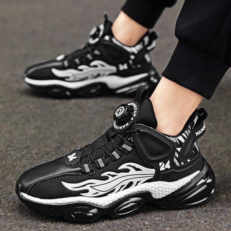 Новые баскетбольные кроссовки мужские спортивные амортизирующие удобные повседневные — фото 4