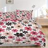 3pcs Floral Pattern Bedding Set, Breathable and Soft, Suitable for Bedroom Decor (1*Duvet Cover + 1/2*Pillowcases, No Core) yy250821146