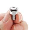 Smgda 20-Pack M6 X 15mm Flat Head Socket Cap Screws, Flat Head Bolts with Nuts, Washers, and Allen Wrench, 304 Stainless Steel Bright Finish Hex Socke