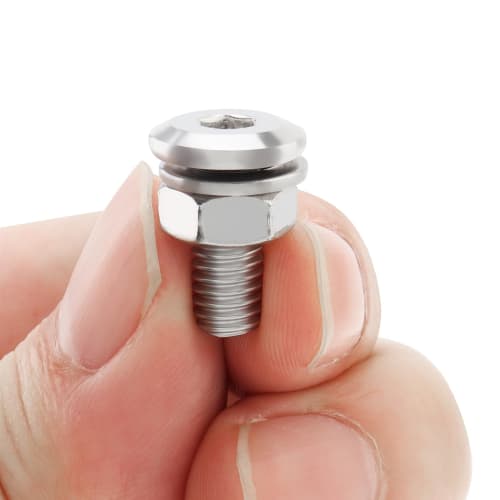 Smgda 20-Pack M6 X 15mm Flat Head Socket Cap Screws, Flat Head Bolts with Nuts, Washers, and Allen Wrench, 304 Stainless Steel Bright Finish Hex Socke