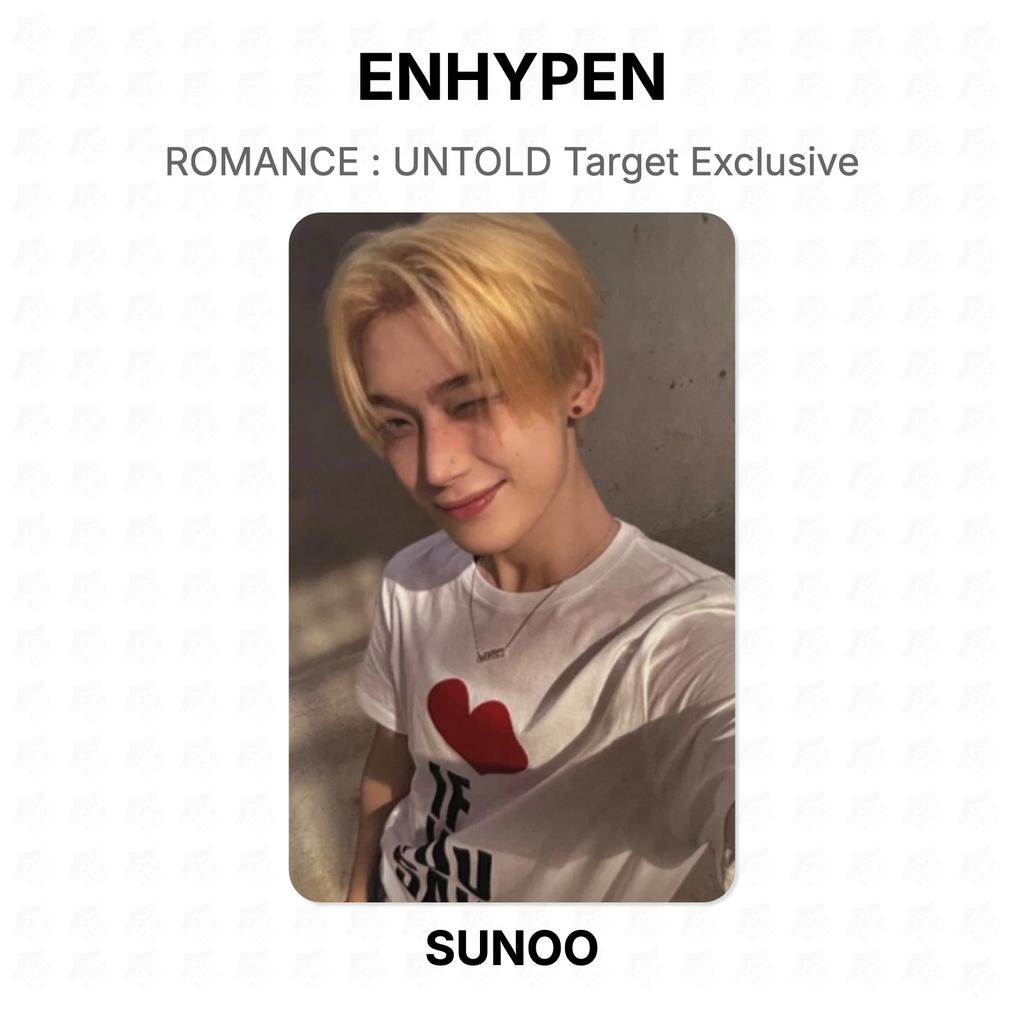 ENHYPEN ROMANCE : UNTOLD Target Exclusive Official Photocard
