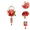 Chinese Snake New Year Hanging Ornament Artificial Fruit Traditional Height 47cm Spring Festival for Dinning Room Accessories