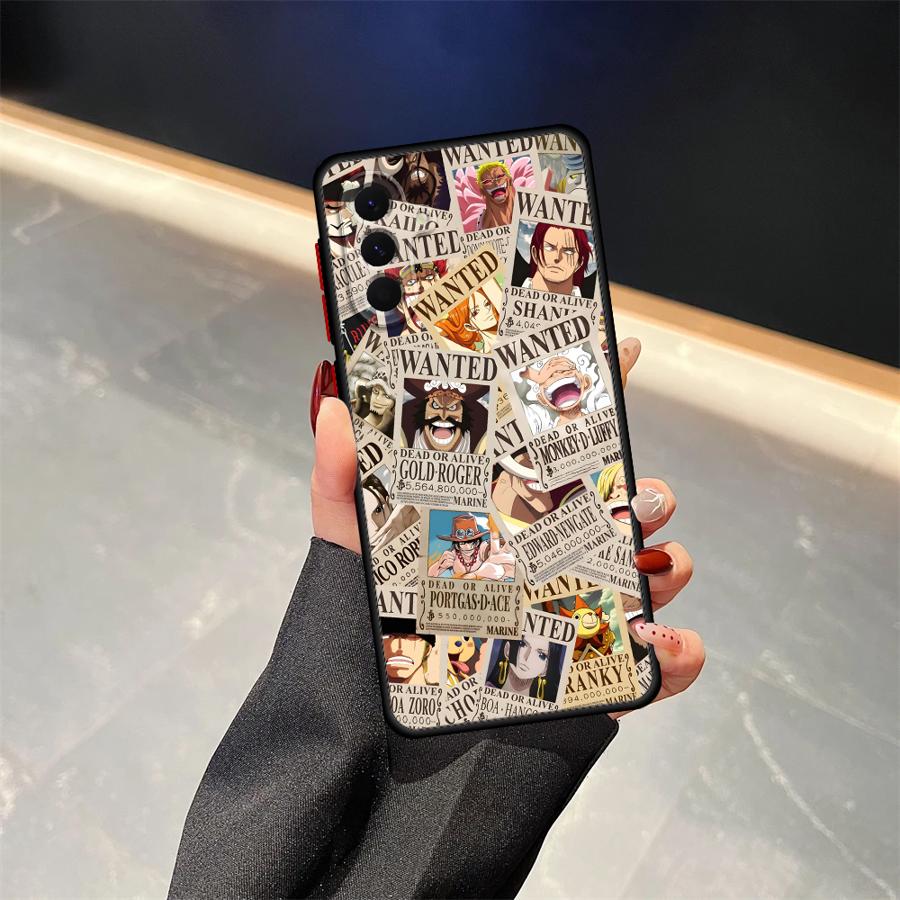 Carcasă One Piece Căpitanul Luffy pentru Samsung Galaxy A53 A35 A36 A73 A24 A54 A52 A56 A34 A22 A25 A26 A21s Capac Spate Telefon