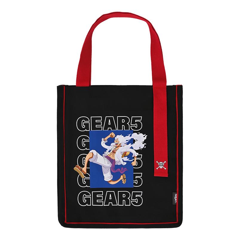 

1pc Official ONE PIECE GEAR5 Luffy Canvas Tote Pouch – Big Capacity Organizer Ideal designed for Gifting or Personal Use