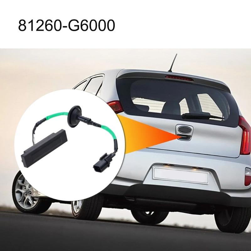 Tailgate Electric Lid Lock Actuator Push Button Replace 81260-G6000 81260-G6010 For Selected Model