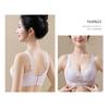 Women Wireless Lace Push Up Bra For Small Chest Anti Sagging Side Support Shaping