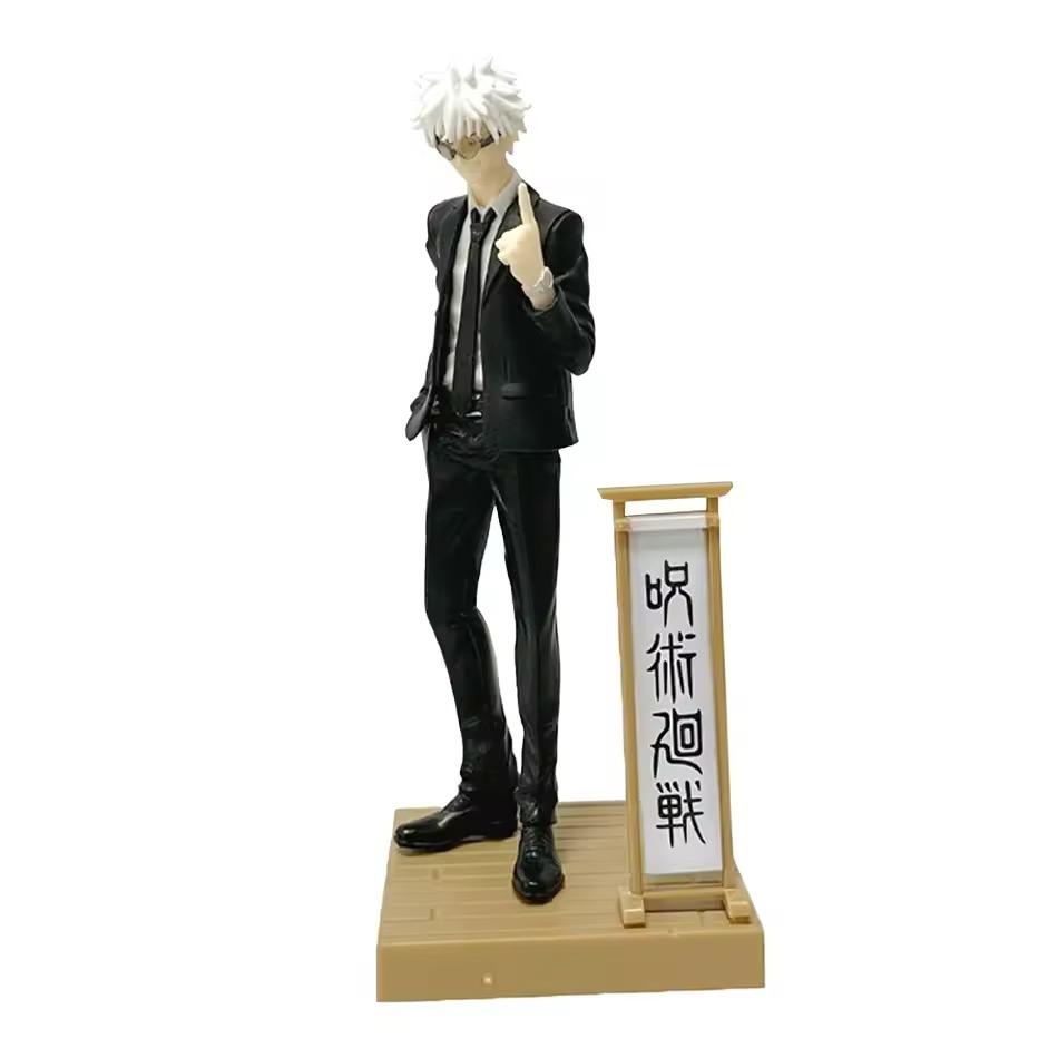 In Stock 17CM Jujutsu Kaisen DIORAMA Satoru Gojo Geto Suguru Suit Ver. Anime Figure Model Boxed Toys Figurine Birthday Gifts