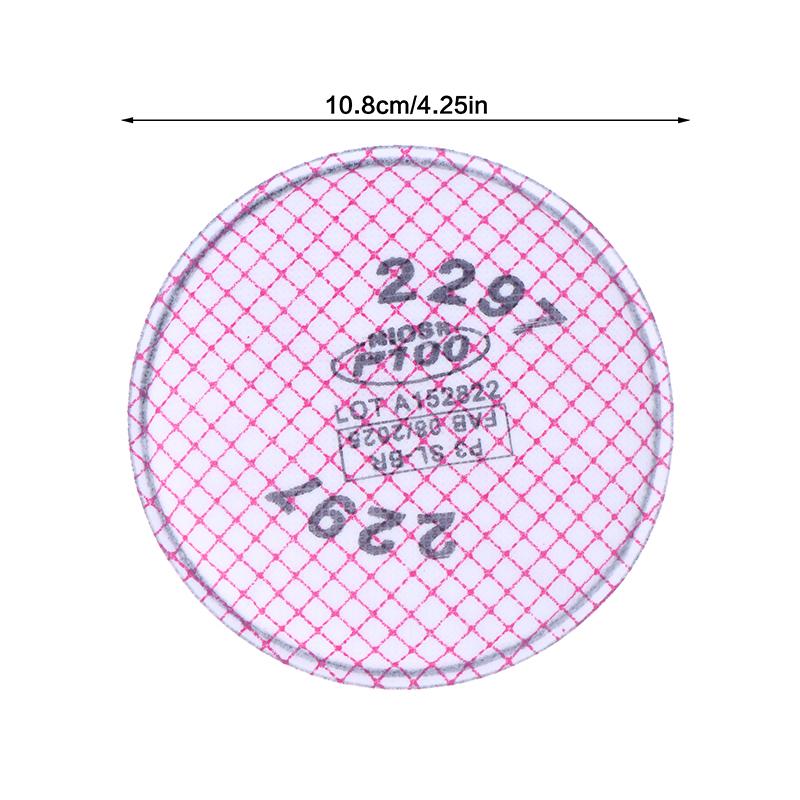 2 יח'/סט 2297 P100 מסנן מתקדם למסכת נשימה חלקיקים רמת מטרד הקלה אדי אורגניים/כרייה/בניית ספינות/הפחתה