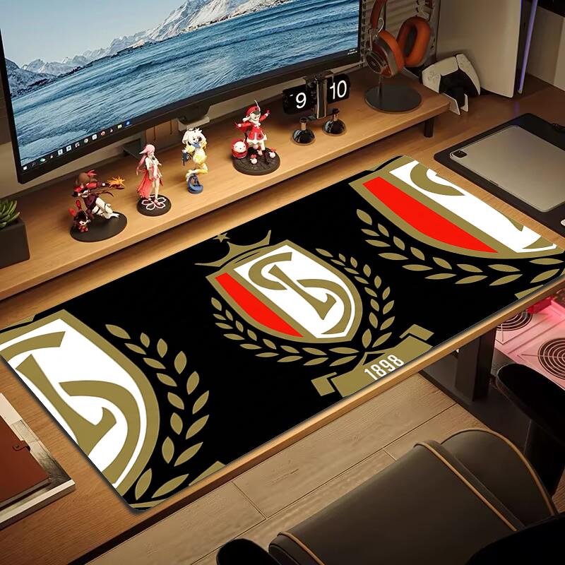 Standard De Lige Mauspade Großes Gaming-Tischkissen Rutschfest Laptop Tablet Großes Mauspade XXL Matte Mini-PC-Spielmatte Mit Verriegeltem Rand