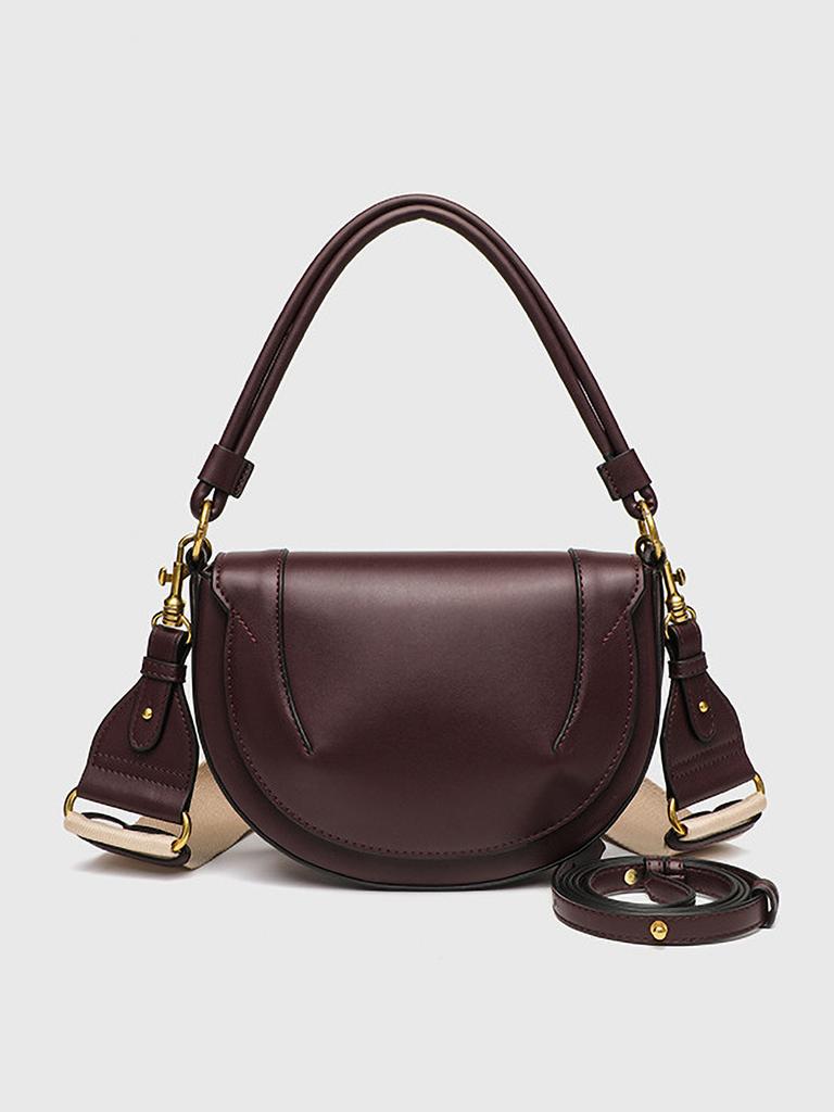 2026 Fashiable and casual hand-held saddle bag, versatile for commuting, single shoulder crossbody bags Bolso