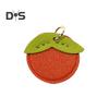 Bag Pendant Keychain Fruit Flower Leaf Shape Charm Keyring Bags Backpacks Phones Imitation Leather Keychain
