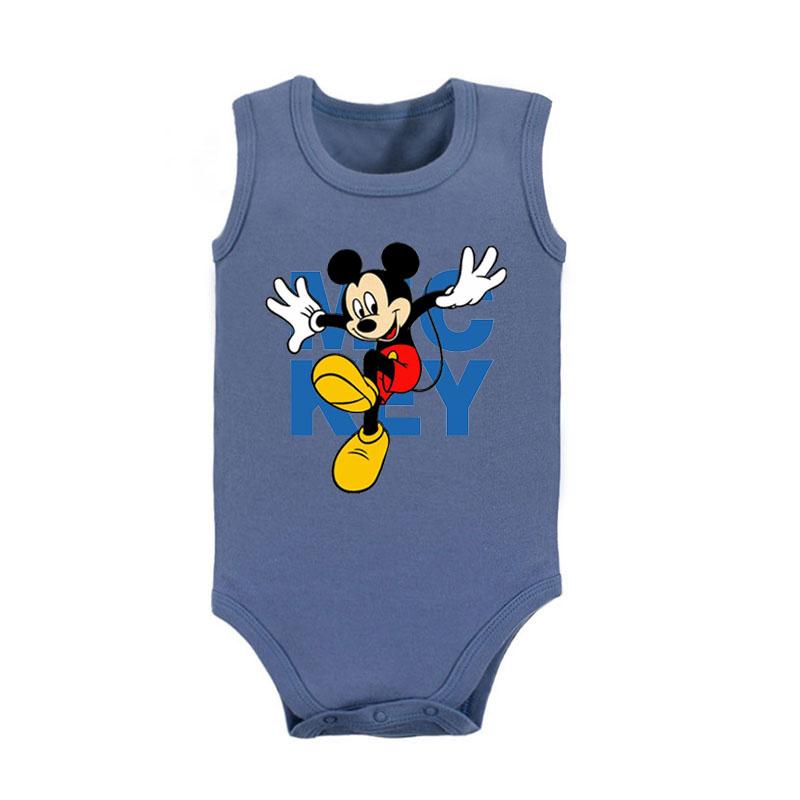 Летний комбинезон для малышей 1-18 месяцев, милый с принтом, боди для новорожденных девочек, одежда для младенцев мальчиков 1-3M 59