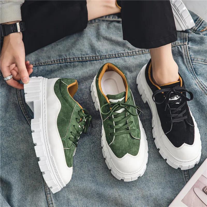 Fashion Casual Shoes Men Chunky Sneakers 2025 New Male Sneakers Black Autumn Shoes Platform Sneakers For Men Comfort Zapatillas Hombre