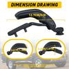 2X Gray Rear Window Latch Locks For Toyota Tacoma T100 1989-2000 Hilux 1988-1997