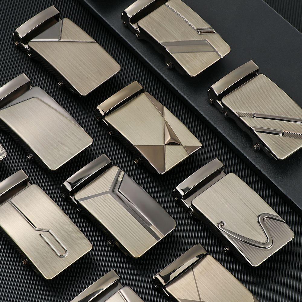 Buckle Slide Belt Strap Buckle Business Accessories Belt Buckle Men's Belt Head Leisure Belt Head
