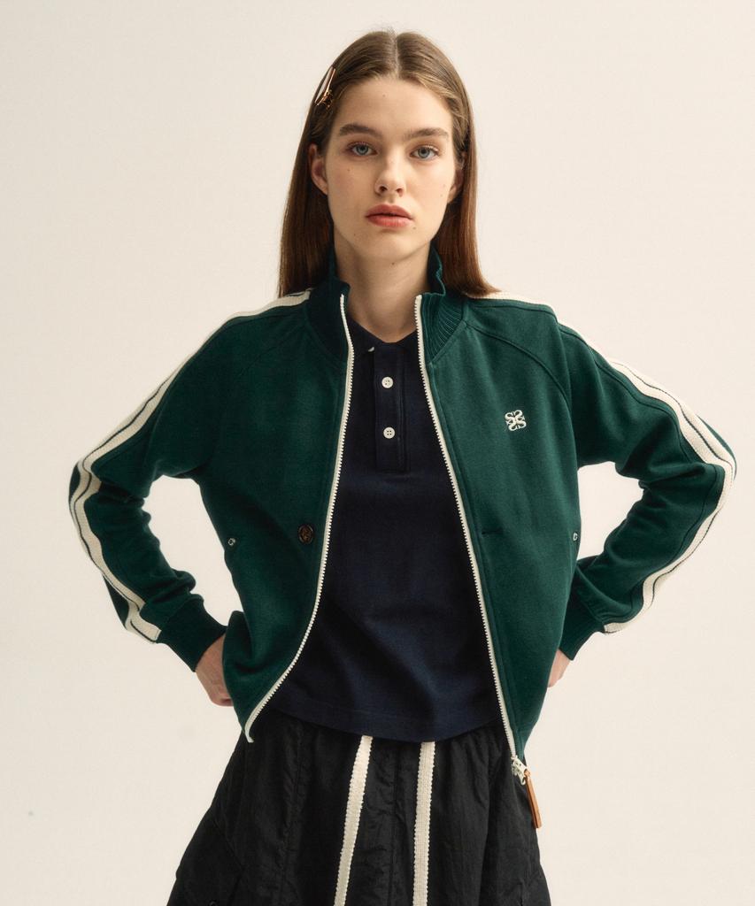 Satur Lawton All Day Track Zip-Up Jacket Teal Green (Type B)