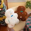 Gingerbread Plush Man Toy Stuffed Doll Christmas Decorations Cushion Gifts 45cm