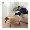 IKEA Footstool with Storage Rattan GAMLEHULT (804.429.66)