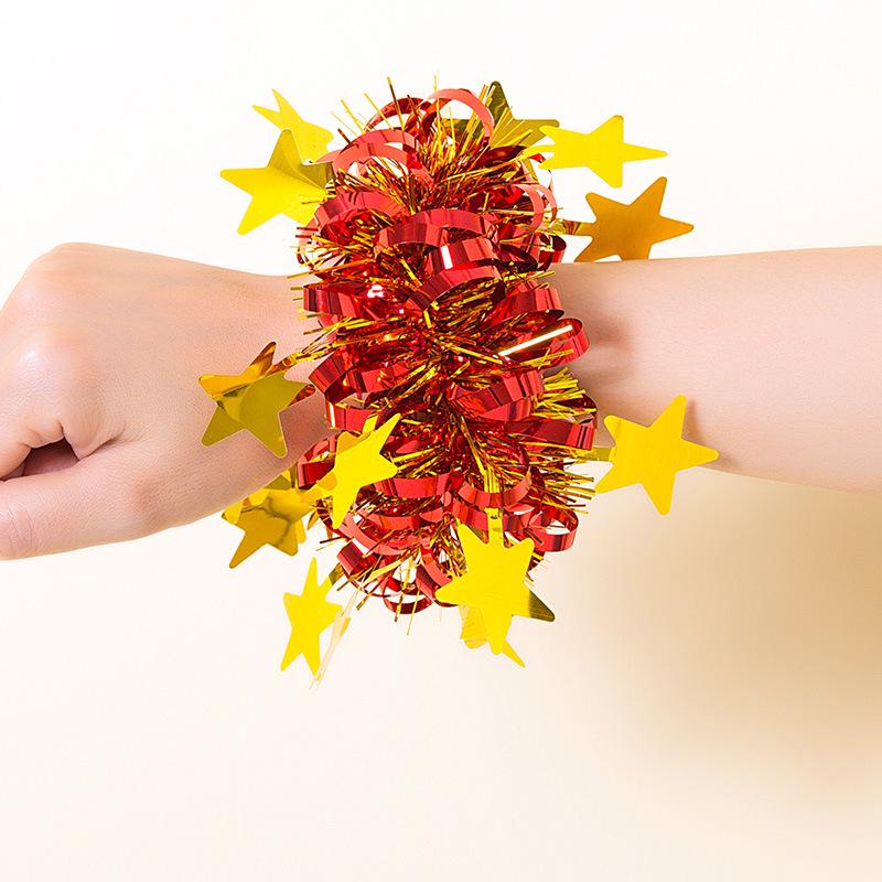 June 1st Cheerleading Wrist Flowers for Kindergarten Dance and Sports Events
