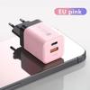 20W US Fast Wall Charger Dual PD USB Ports High Speed Charging for Smartphones Tablets Earbuds Small Digital Devices