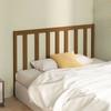 VidaXL Tête de Lit Meuble de Chambre à Coucher Tête de Cadre de Lit Accessoire de Lit Double Intérieur Marron Miel 126x4x100 817733