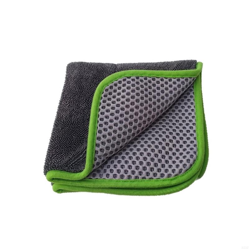 2025 New Car Cleaning Cloth Double Side Microfiber Cleaning Towel for Car Window Glass