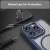 For iPhone 16 Pro Max Magnetic Case Carbon Fiber Texture TPU+PC Phone Cover